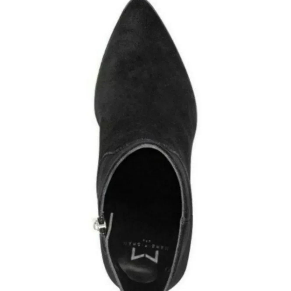 Marc Fisher LTD Giana Black Suede Booties - Picture 3 of 8